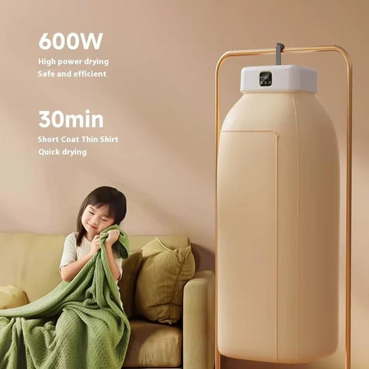 Portable Electric Automatic Clothes Dryer Plastic Folding Design Compact Size 10-20L Capacity for