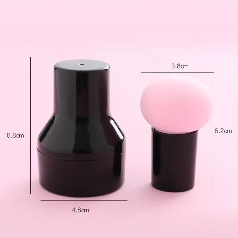 Mushroom Shape Makeup Blender, Cosmetic Foundation Puff, Makeup Powder Puff, Multifunction Dry & Wet Beauty Makeup Tool, Cosmetic Puff for Liquids Foundation, Facial Foundation Makeup Sponge