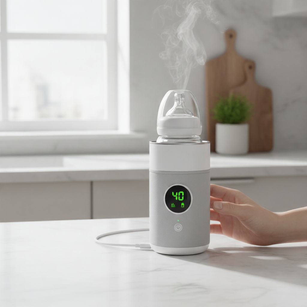 Portable Feeder Warmer, Rechargeable Bottle Warmer For Travel, Portable Milk Warmer With Super Fast Charging, Feeder Warmer