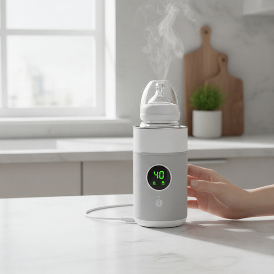 Portable Feeder Warmer, Rechargeable Bottle Warmer For Travel, Portable Milk Warmer With Super Fast Charging, Feeder Warmer