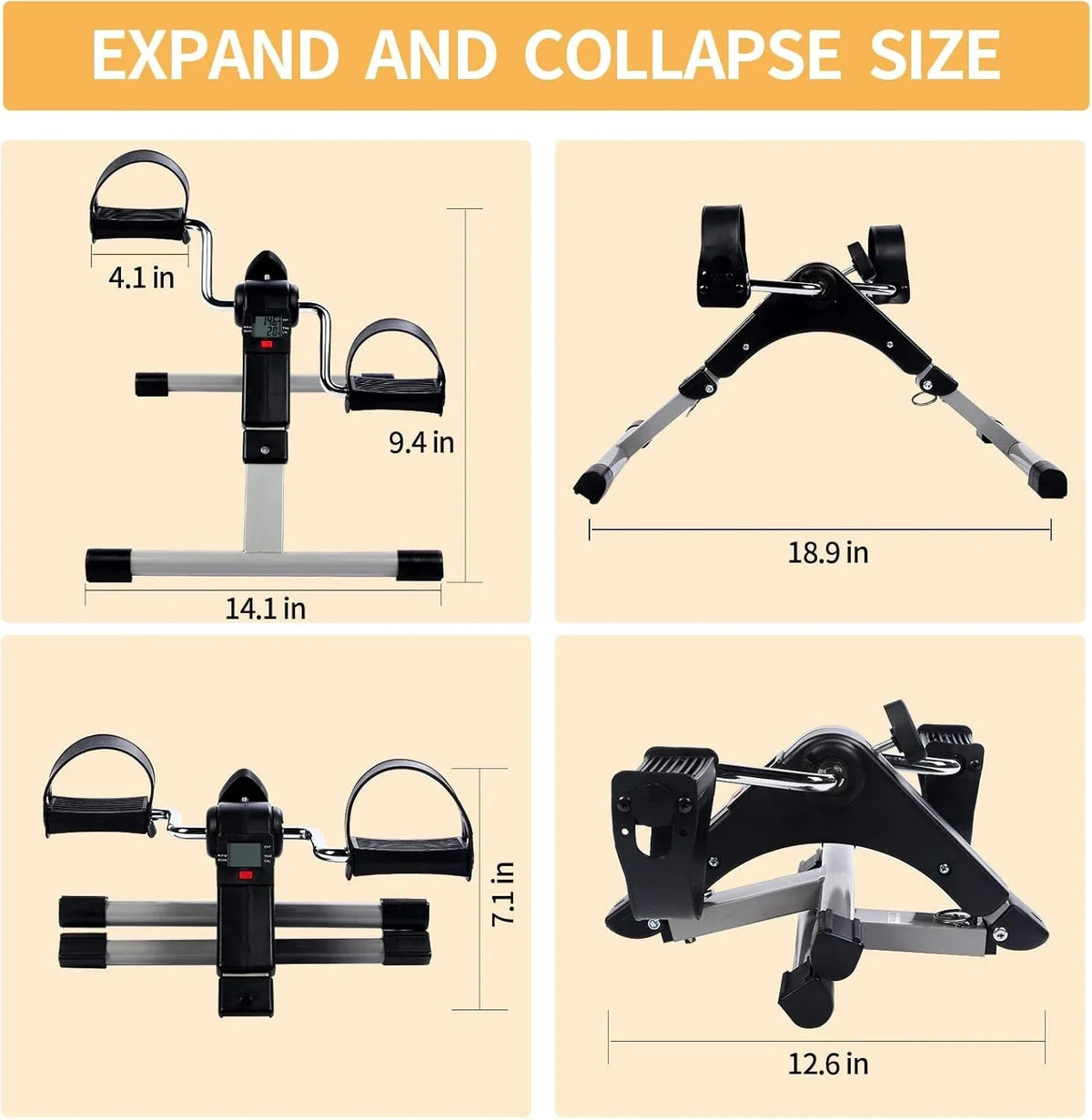 Mini digital Exercise Cycle