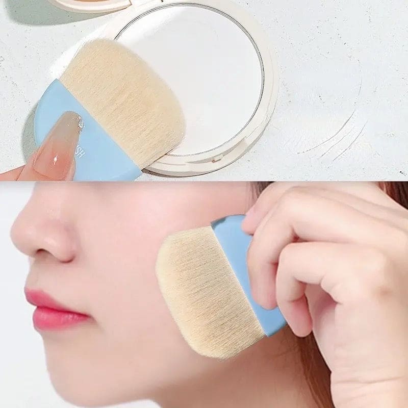 Set Of 4 Candy Makeup Brush Set, Portable Traveling Makeup Brush Set, Beauty Foundation Eye Shadow Tool Makeup Brush Set, Cosmetic Brushes Kit with PVC Case