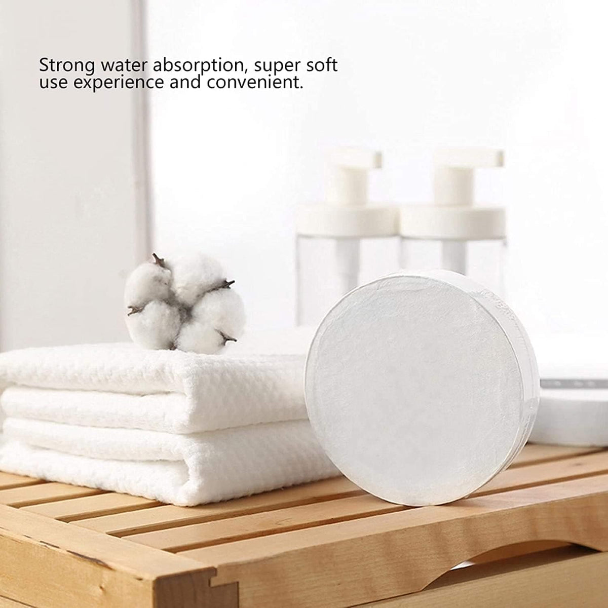 Compressed Shower Towel, Reusable Bath Towel, Disposable Bath Towel, Cotton Thickened Bath Towel, Large Travel Hotel Bath Towel, Soft Cotton Bath Towel, Absorbent Bath Towel for Travel