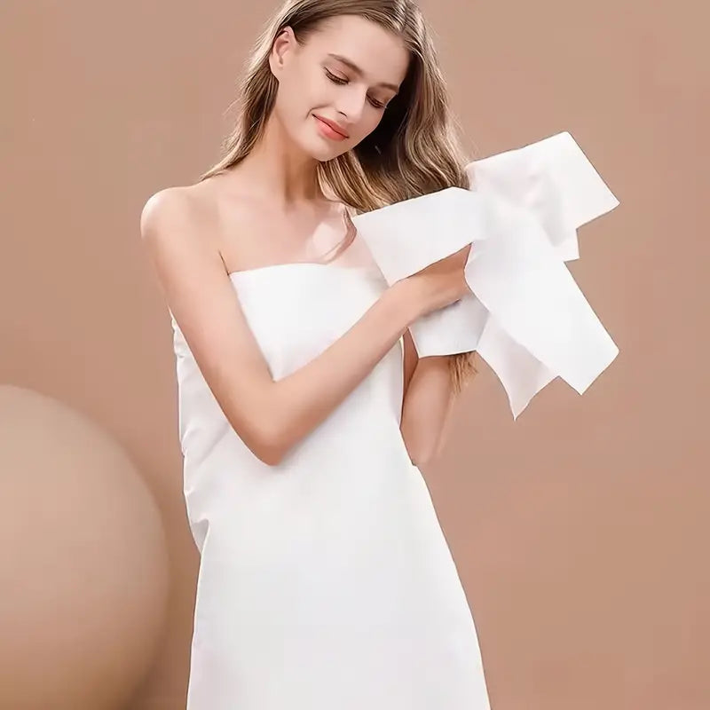 Compressed Shower Towel, Reusable Bath Towel, Disposable Bath Towel, Cotton Thickened Bath Towel, Large Travel Hotel Bath Towel, Soft Cotton Bath Towel, Absorbent Bath Towel for Travel