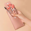 Set Of 8 Professional Makeup Brushes, Mini Travel Portable Soft Makeup Brushes,  Soft Fluffy Makeup Brush Set, Foundation Blush Powder Eyeshadow Concealer Tools with Bag