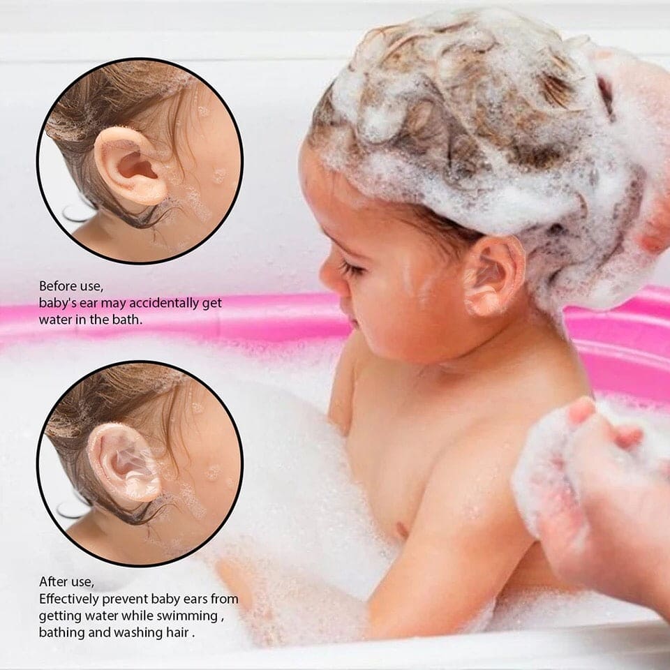 Set of 30 Disposable Waterproof Baby Ear Protector, Swimming Cover Caps, Salon Hair Dressing Dye Water Shampoo Shower Ear Care Cover, Waterproof Ear Muff