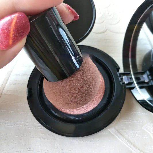 Mushroom Shape Makeup Blender, Cosmetic Foundation Puff, Makeup Powder Puff, Multifunction Dry & Wet Beauty Makeup Tool, Cosmetic Puff for Liquids Foundation, Facial Foundation Makeup Sponge