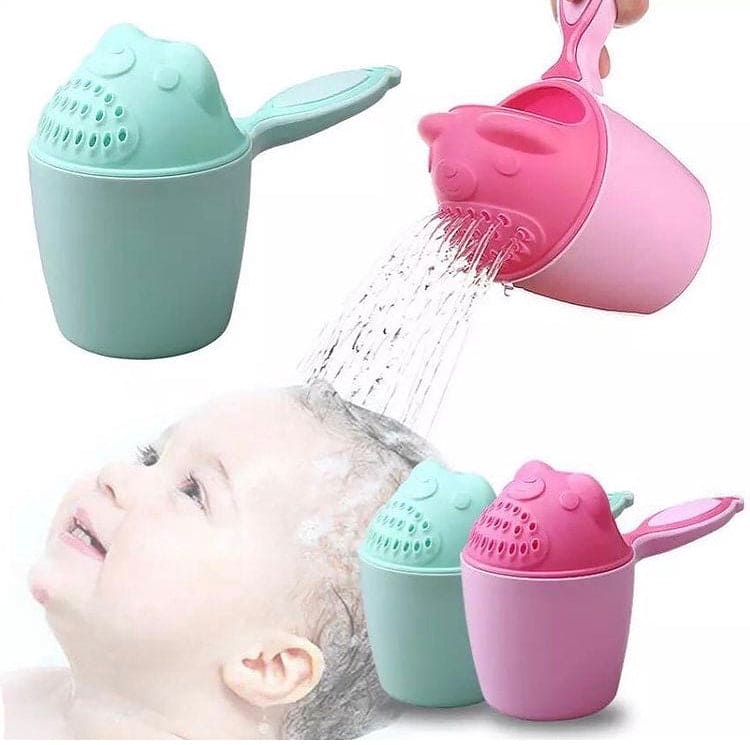 Cute Baby Shower Mug, Baby Bath Rinse Mug, Cartoon Shampoo Rinse Mug