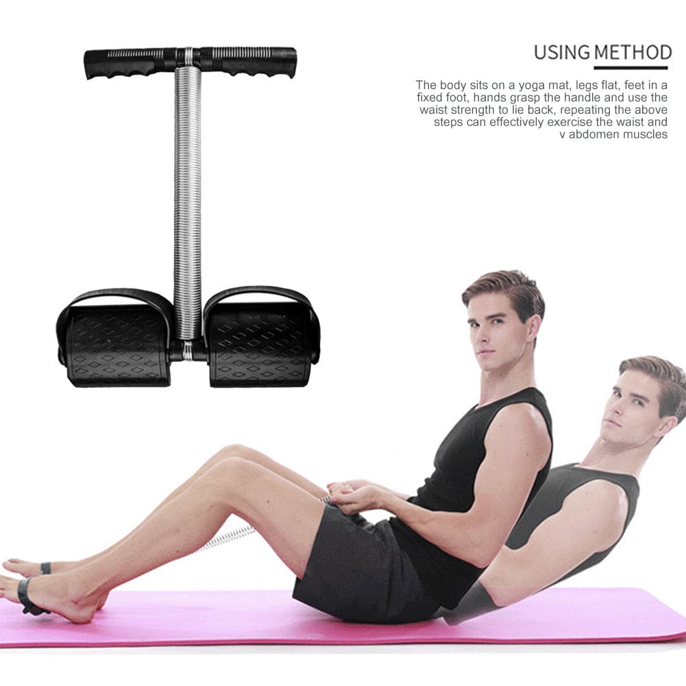 Body Shaping Tool, Sit Up Pull Spring Tension Bodybuilding Fitness Equipment,  Elastic Foot Pedal Abdomen Leg Exerciser