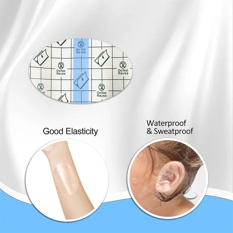 Set of 30 Disposable Waterproof Baby Ear Protector, Swimming Cover Caps, Salon Hair Dressing Dye Water Shampoo Shower Ear Care Cover, Waterproof Ear Muff