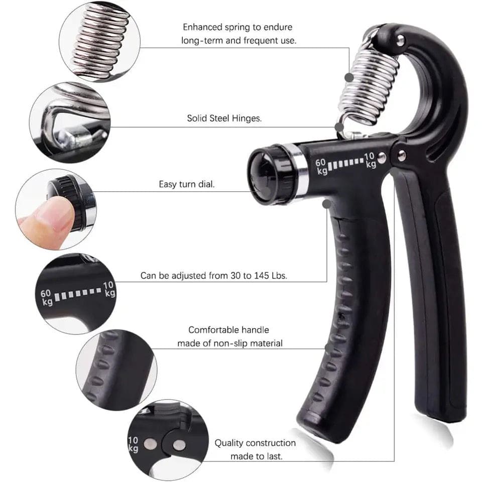 Hand Gripper Strengthener, R Type Spring Gripper, Portable Arm Expander, Hand Exercise Gym Fitness Training Wrist Gripper, Hand Grip Strengthener For Muscle Building And Injury Recovery, Durable Hand Strength Exercise Fitness Tool