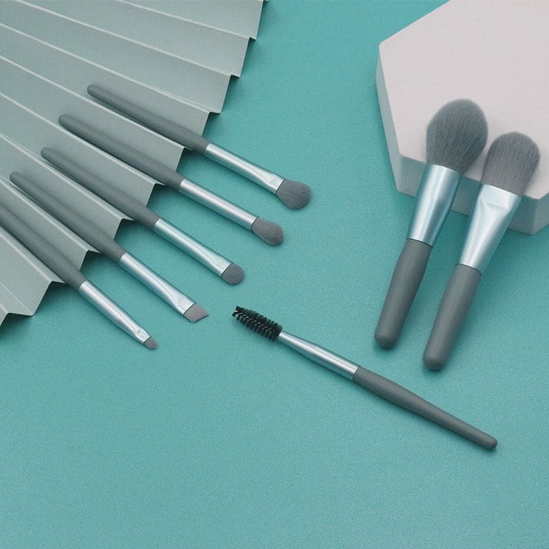 Set Of 8 Mini Makeup Brush Set, Soft Synthetic Hair Brushes, Eyeshadow Foundation Sculpting Brushes, Portable Soft Concealer Brush, Beauty Foundation Eye Shadow Tool Eyelash Brush With Bag