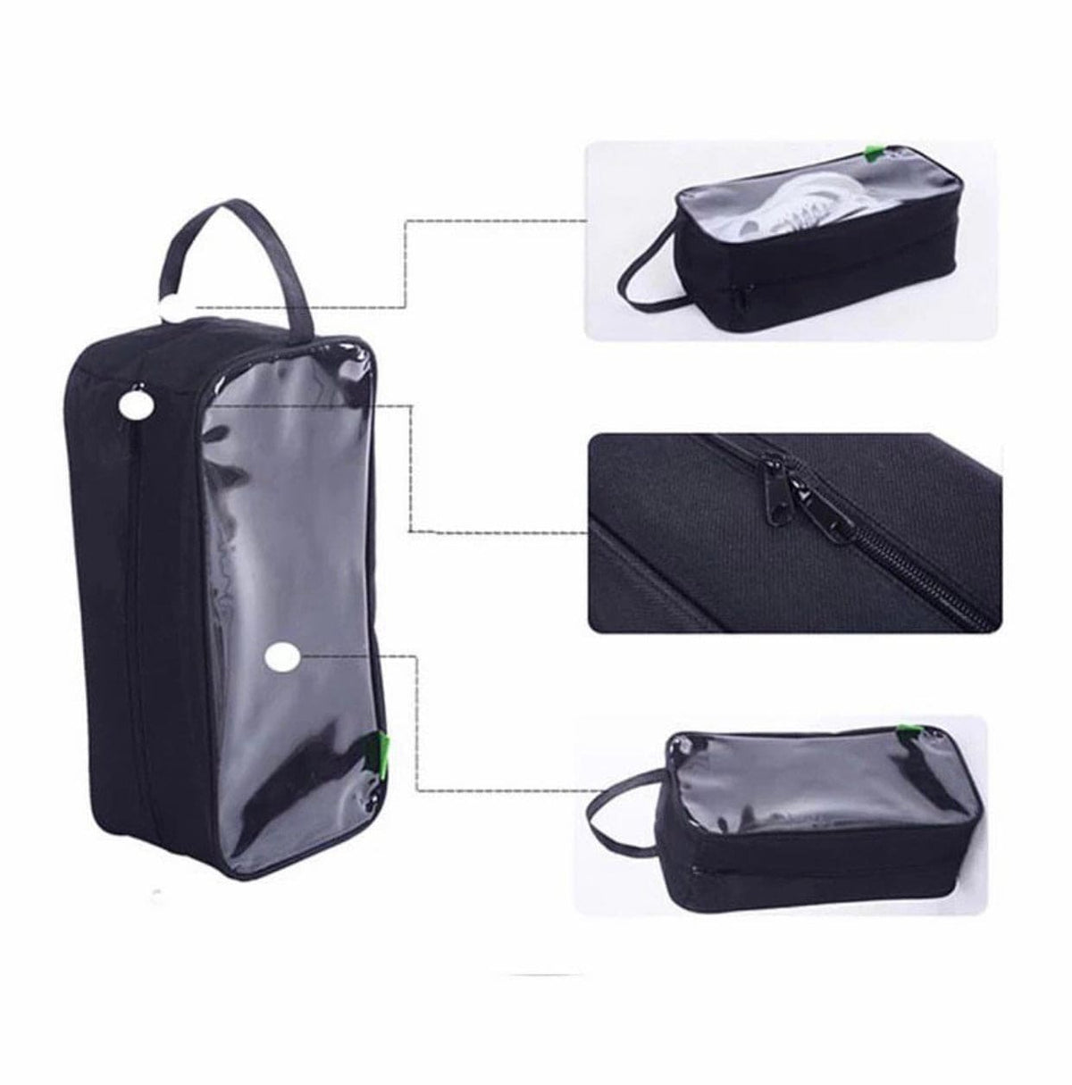 Set of 3 Large Capacity Colorful Travel Transparent Shoe Bag, Suit case Luggage Organizers, Durable Travel Essential Toiletry Waterproof Shoe Organizers, Travel Portable Sorting Pouch