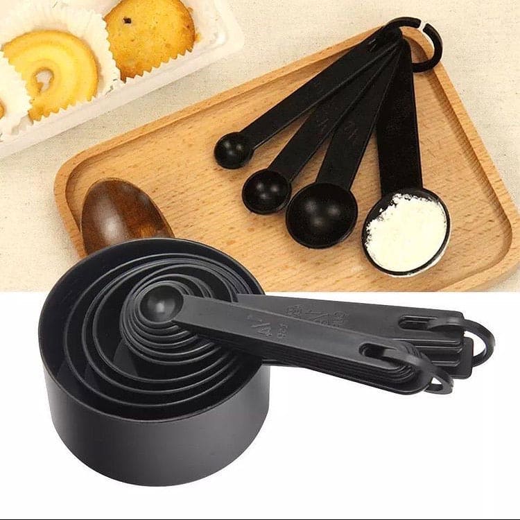 Set of 10 Kitchen Measuring Spoons, Measuring Cups