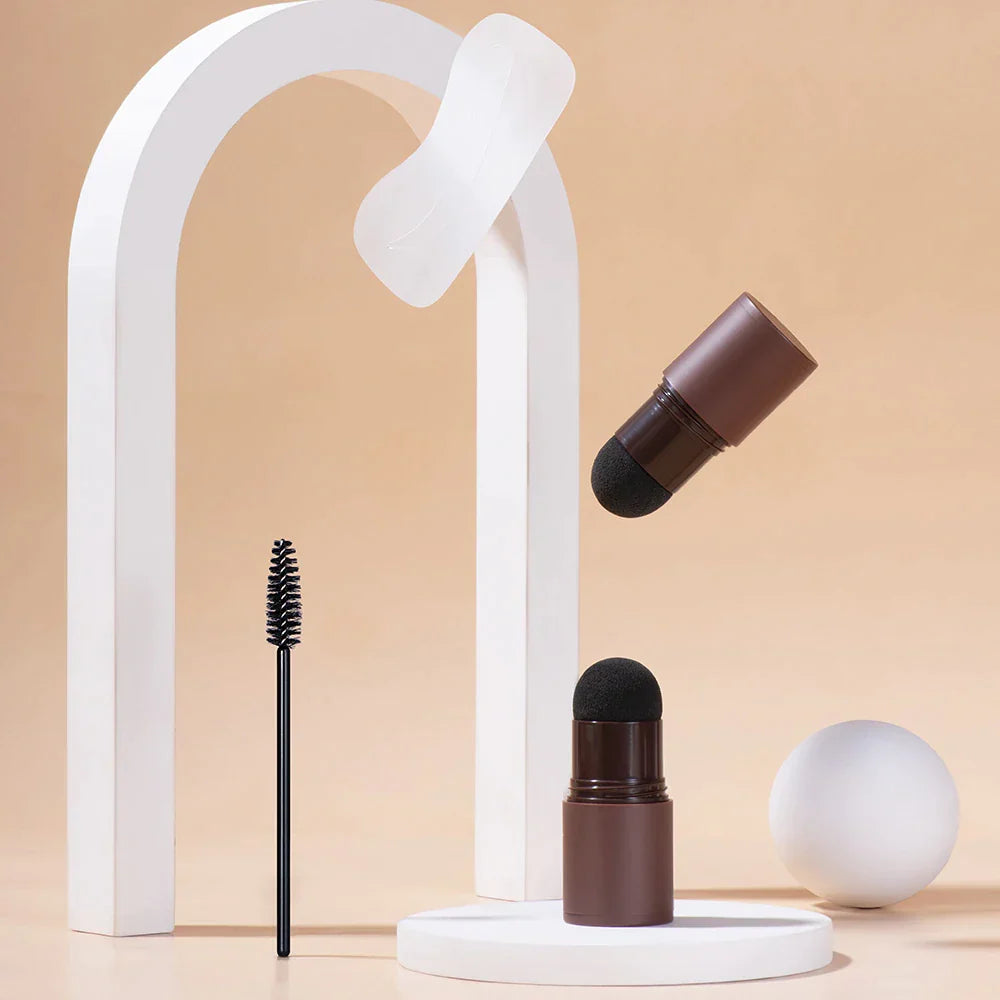 3 In 1 Eyebrow Shaping Stamp, Catirise Hairline & Eyebrow Shaping Stamp, Eyebrow Print Versatile, Women Eyebrow Stamp